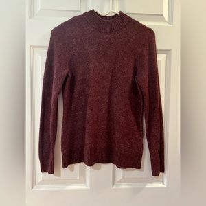 Abercrombie & Fitch Maroon High Neck Sweater (M)